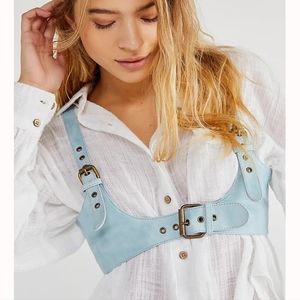 Free People Leather Corset belt